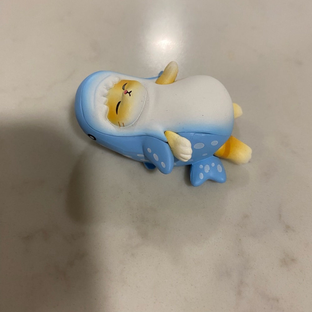 EUC Mofusand Shark Cat Figurine - Whale Shark